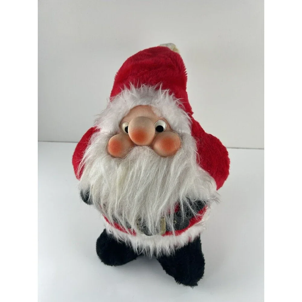 Vintage Plush Rennoc Santakins Santa Claus Doll Plush 15